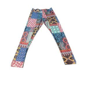 American Eagle Outfitters Multicolor Patchwork Print Leggings